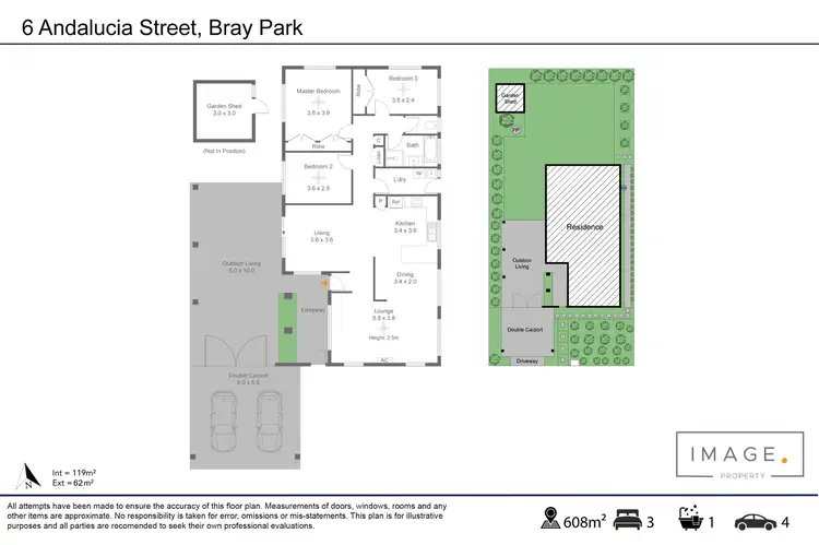 Floorplan of Homely house listing, 6 Andalucia Street, Bray Park QLD 4500