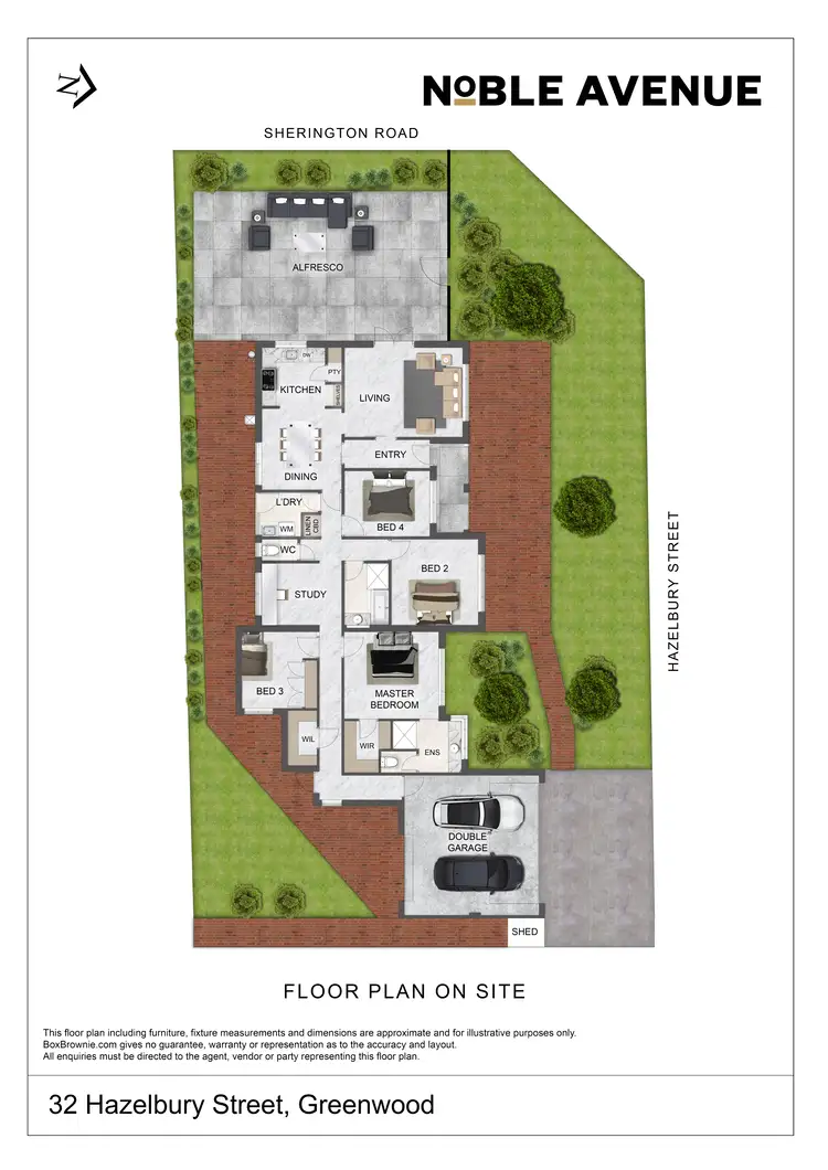 Floorplan of Homely house listing, 32 Hazelbury Street, Greenwood WA 6024
