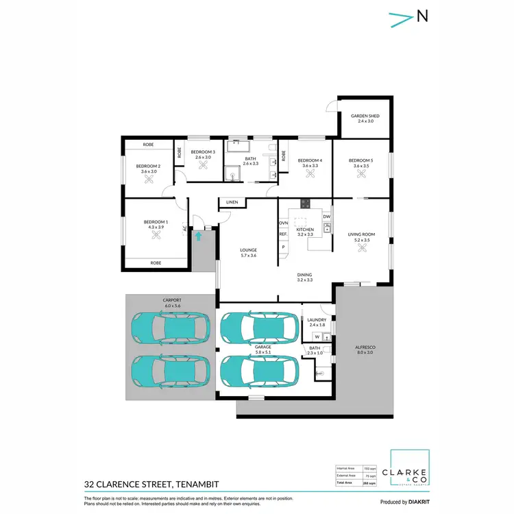 Floorplan of Homely house listing, 32 Clarence Street, Tenambit NSW 2323