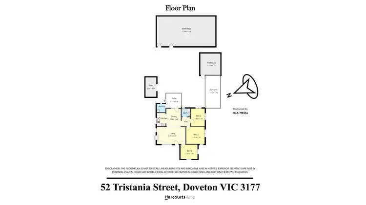 Floorplan of Homely house listing, 52 Tristania Street, Doveton VIC 3177