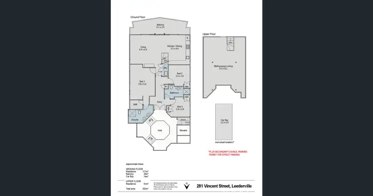 Floorplan of Homely house listing, 10/281 Vincent Street, Leederville WA 6007