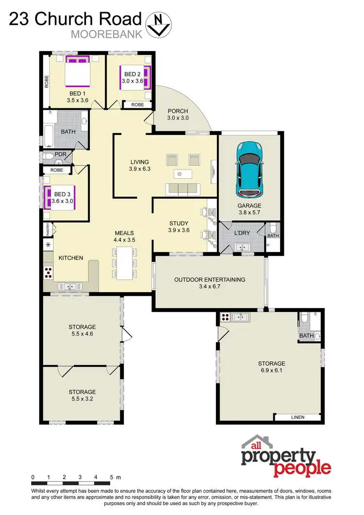 Floorplan of Homely house listing, 23 Church Road, Moorebank NSW 2170