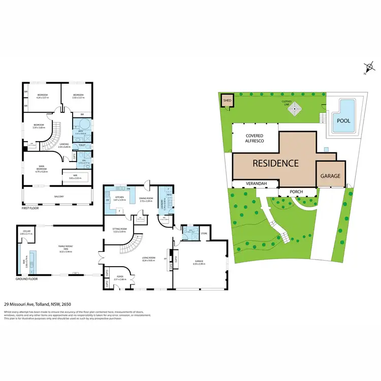 Floorplan of Homely house listing, 29 Missouri Avenue, Tolland NSW 2650