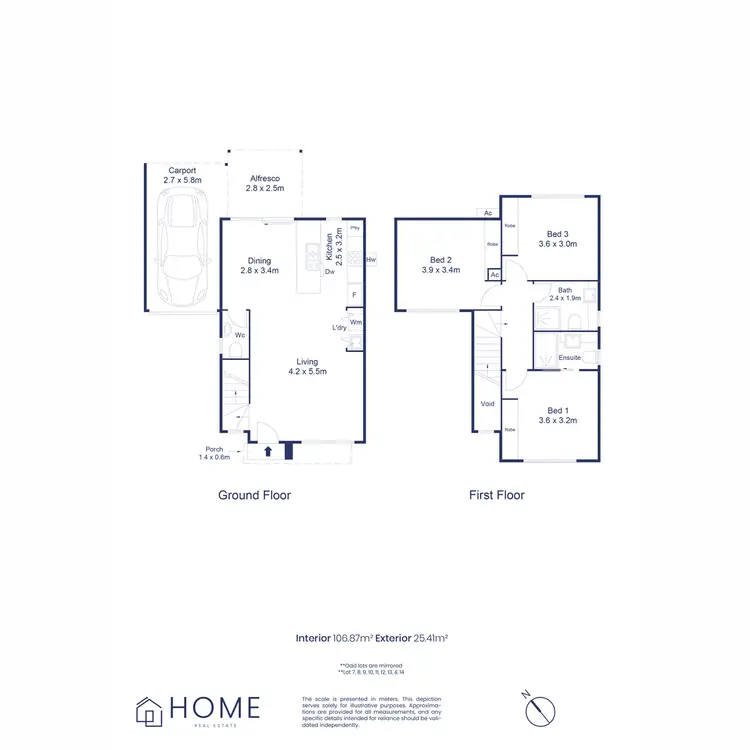 Floorplan of Homely house listing, 2/39 Resthaven Road, Parafield Gardens SA 5107