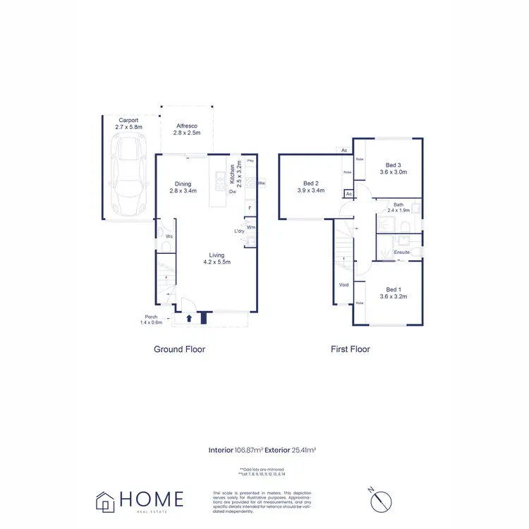 Floorplan of Homely house listing, 3/39 Resthaven Road, Parafield Gardens SA 5107