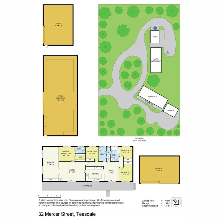 Floorplan of Homely house listing, 32 Mercer Street, Teesdale VIC 3328