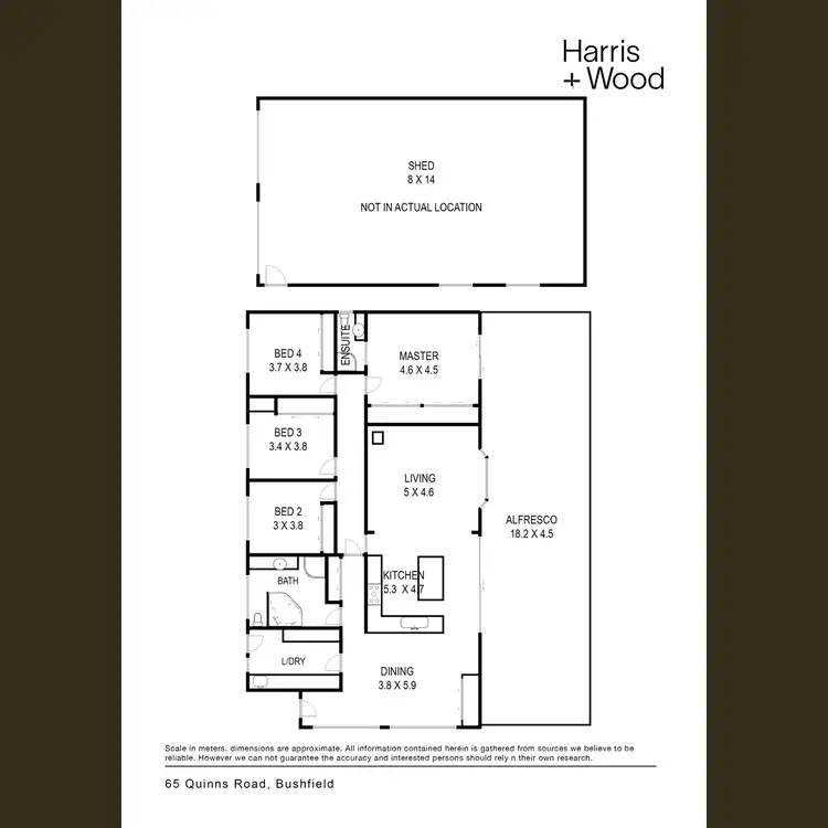 Floorplan of Homely house listing, 65 Quinns Road, Bushfield VIC 3281