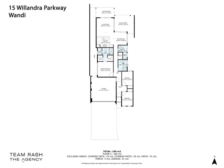 Floorplan of Homely house listing, 15 Willandra Parkway, Wandi WA 6167
