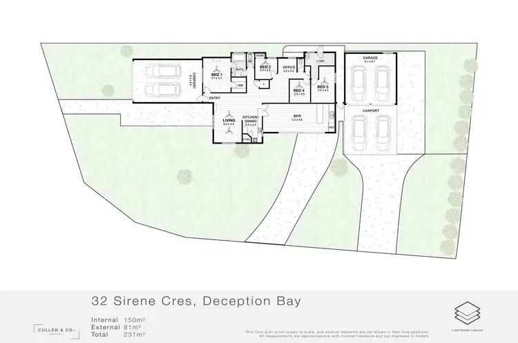 Floorplan of Homely house listing, 32 Sirene Crescent, Deception Bay QLD 4508