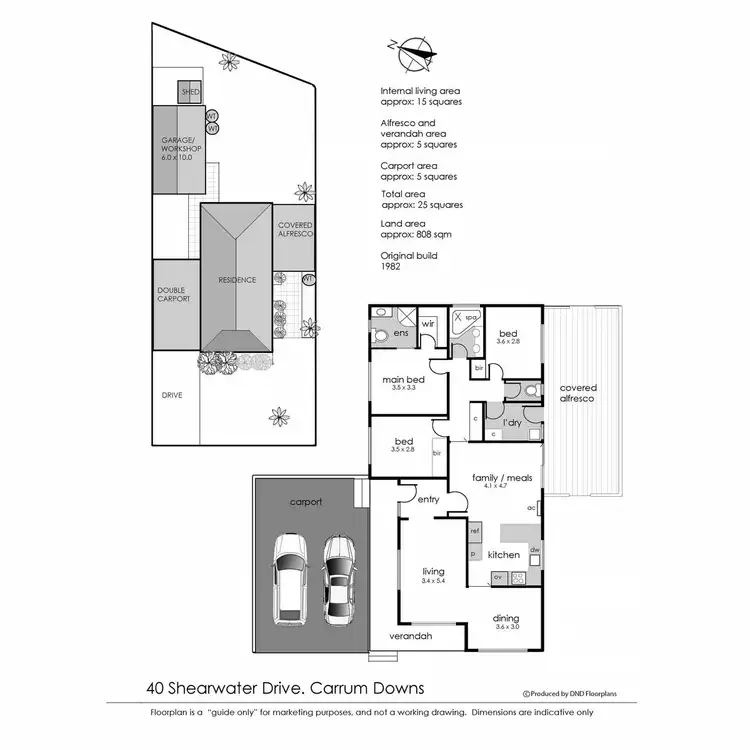 Floorplan of Homely house listing, 40 Shearwater Drive, Carrum Downs VIC 3201