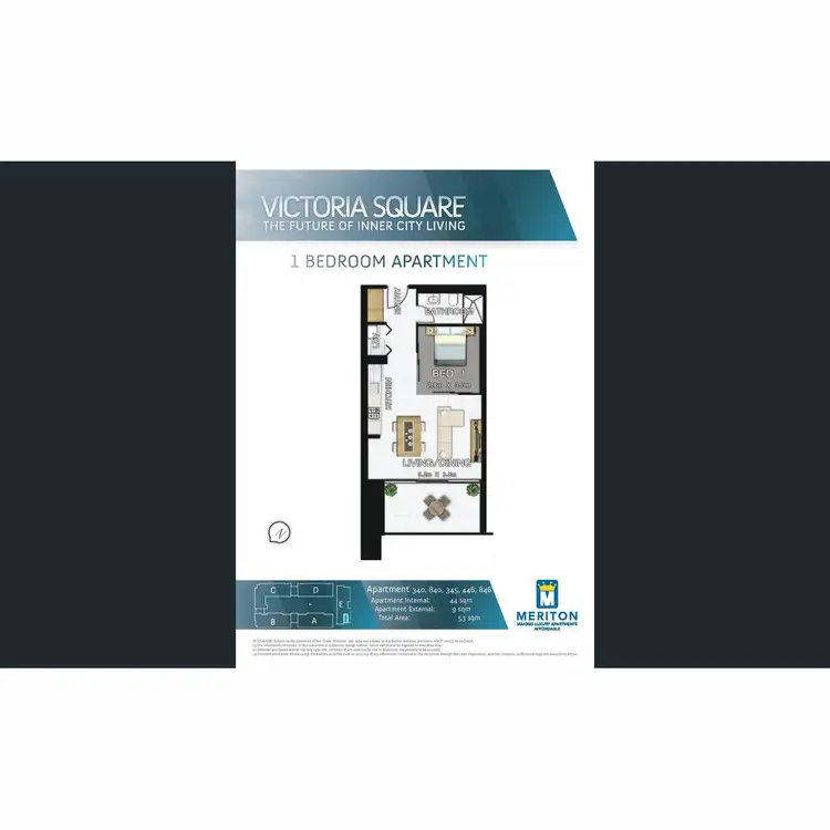 Floorplan of Homely apartment listing, 840/8 Ascot Avenue, Zetland NSW 2017