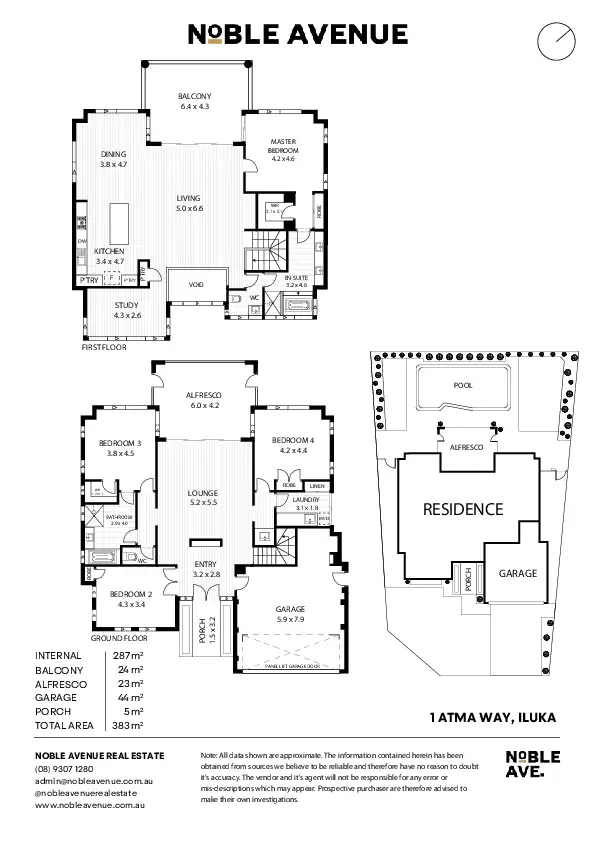Floorplan of Homely house listing, 1 Atma Way, Iluka WA 6028