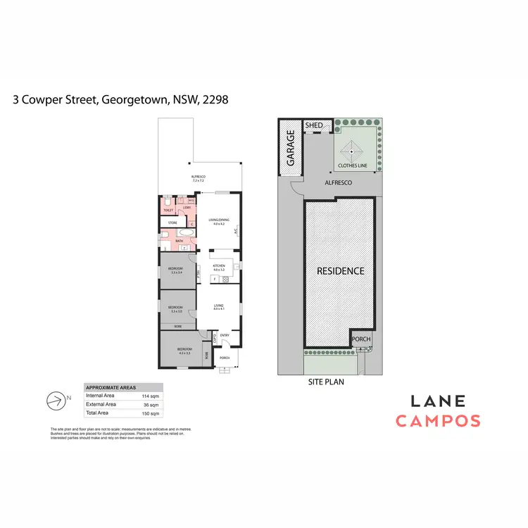 Floorplan of Homely house listing, 3 Cowper Street, Georgetown NSW 2298