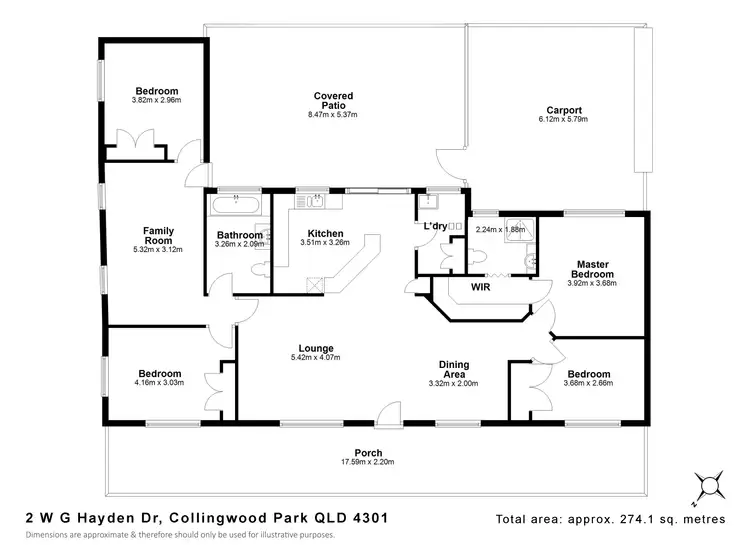 Floorplan of Homely house listing, 2 W G Hayden Drive, Collingwood Park QLD 4301