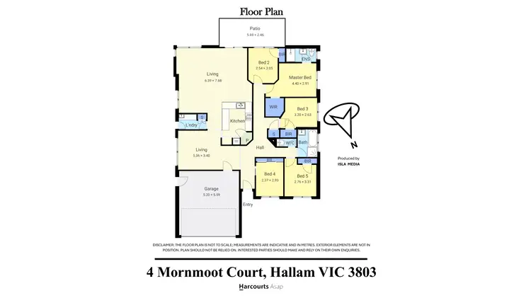 Floorplan of Homely house listing, 4 Mornmoot Court, Hallam VIC 3803