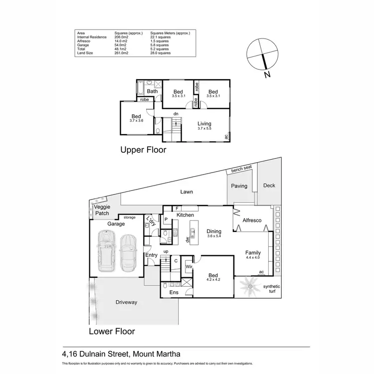 Floorplan of Homely house listing, 4/16 Dulnain Street, Mount Martha VIC 3934