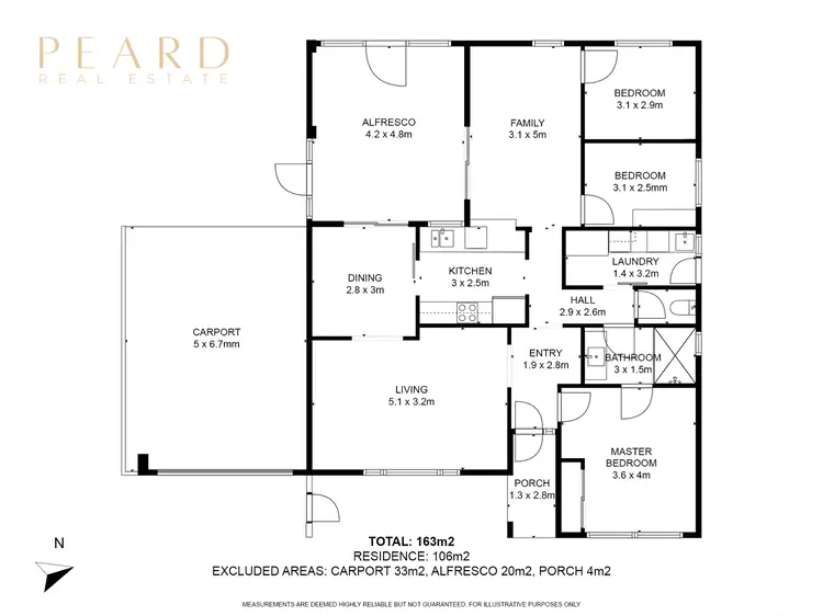 Floorplan of Homely house listing, 47 Admiral Grove, Heathridge WA 6027