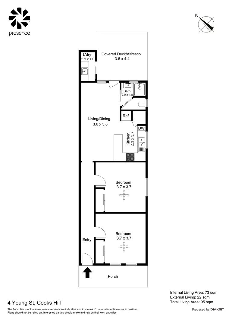 Floorplan of Homely house listing, 4 Young Street, Cooks Hill NSW 2300