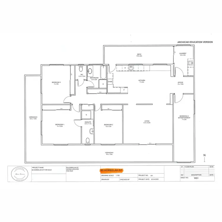 Floorplan of Homely house listing, 65 Koreelah Street, Upper Lockyer QLD 4352