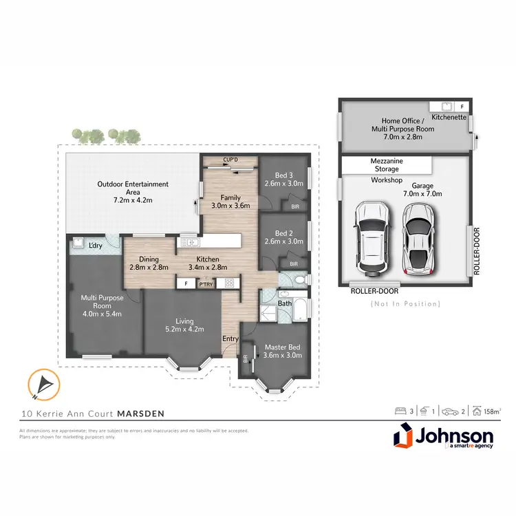 Floorplan of Homely house listing, 10 Kerrie Ann Court, Marsden QLD 4132