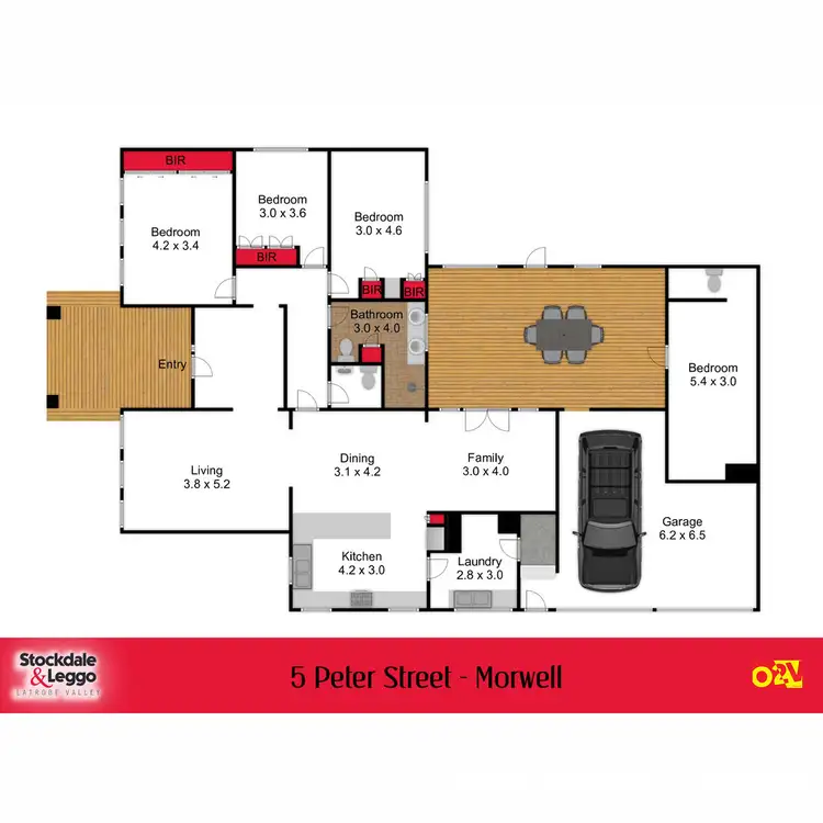 Floorplan of Homely house listing, 5 Peter Street, Morwell VIC 3840