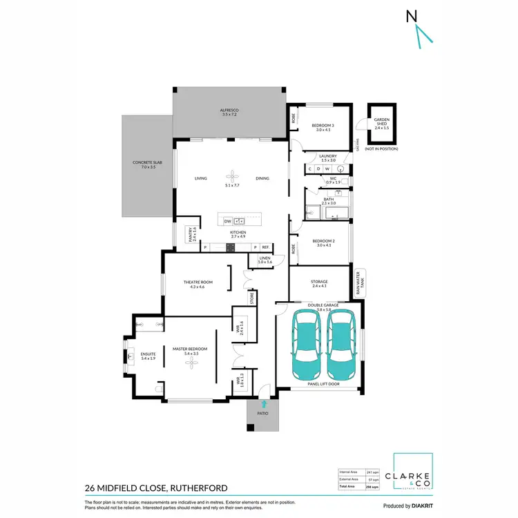 Floorplan of Homely house listing, 26 Midfield Close, Rutherford NSW 2320