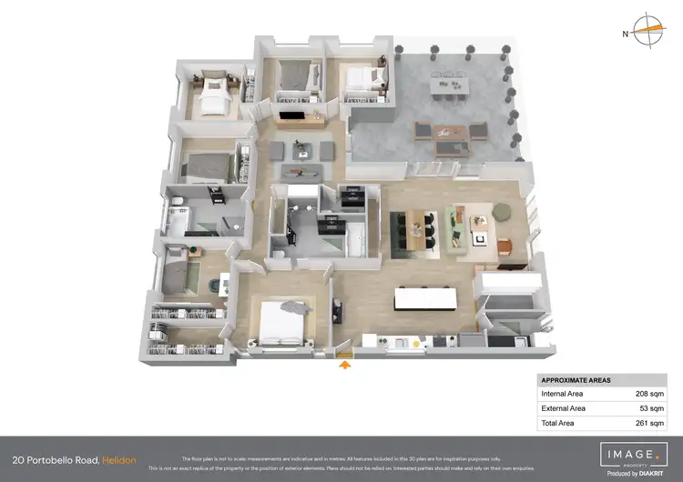 Floorplan of Homely house listing, 20 Portobello Road, Helidon QLD 4344
