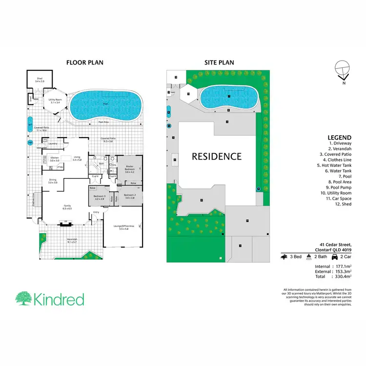 Floorplan of Homely house listing, 41 Cedar Street, Clontarf QLD 4019