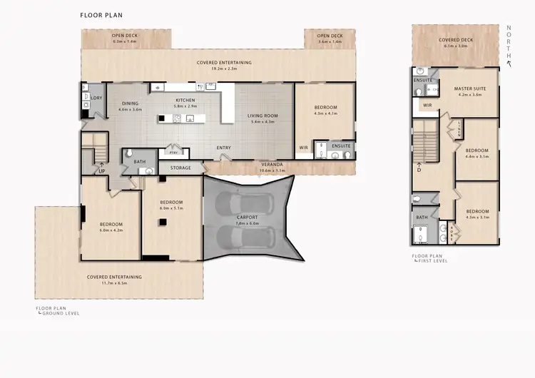 Floorplan of Homely house listing, 10 Cocos Crescent, Broadbeach Waters QLD 4218