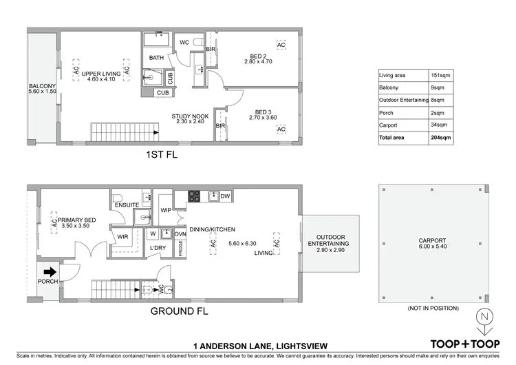 Floorplan of Homely house listing, 1 Anderson Lane, Lightsview SA 5085