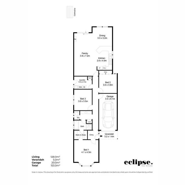 Floorplan of Homely house listing, 56B Reid Avenue, Tranmere SA 5073