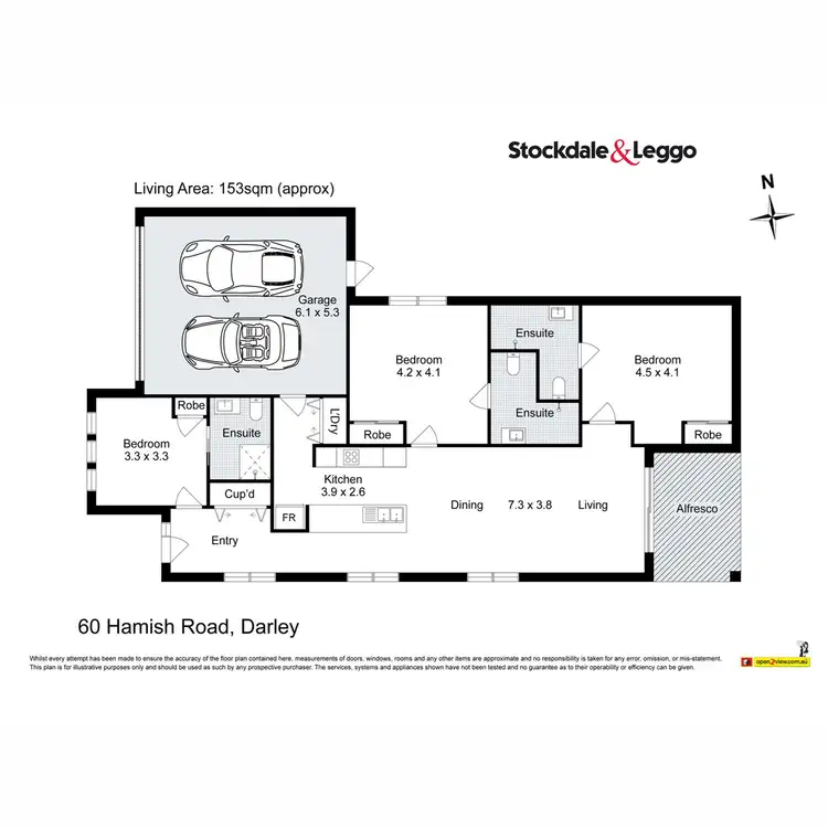 Floorplan of Homely house listing, 60 Hamish Road, Darley VIC 3340
