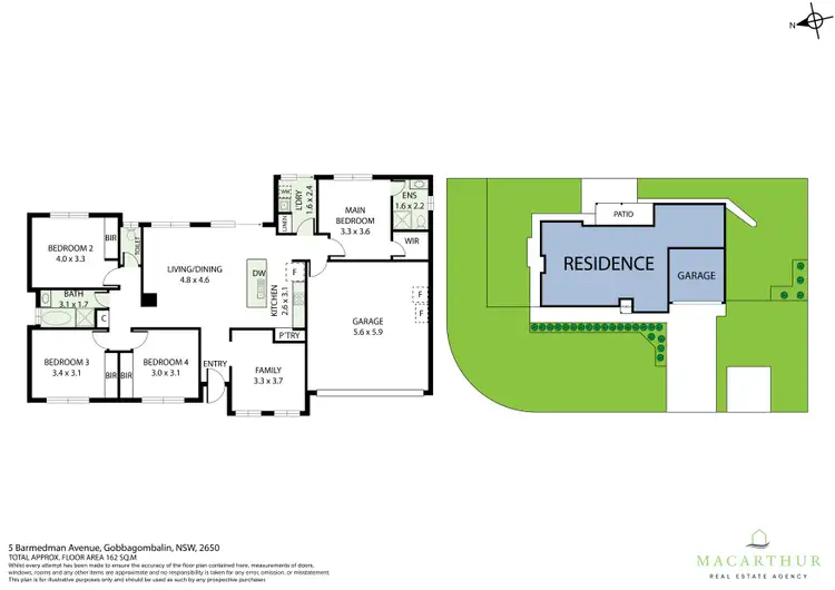 Floorplan of Homely house listing, 5 Barmedman Avenue, Gobbagombalin NSW 2650