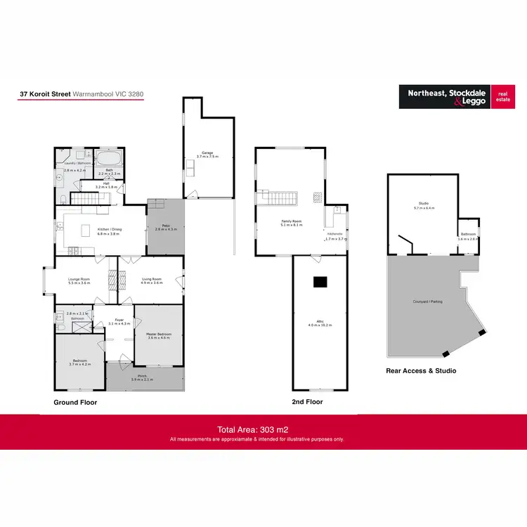 Floorplan of Homely house listing, 37 Koroit Street, Warrnambool VIC 3280