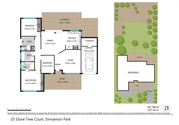 Floorplan of Homely house listing, 25 Dove Tree Crescent, Sinnamon Park QLD 4073