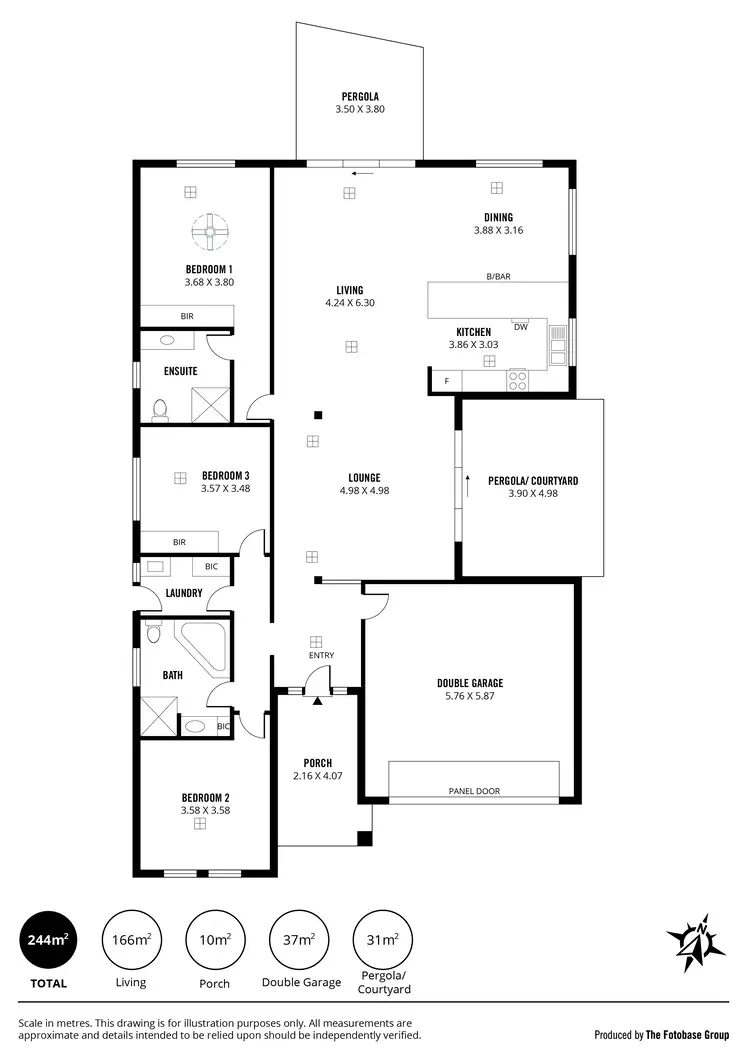 Floorplan of Homely house listing, 46 West Beach Road, West Beach SA 5024