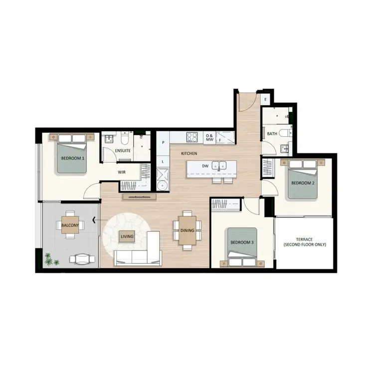 Floorplan of Homely house listing, 304/113 Grand Boulevard, Joondalup WA 6027