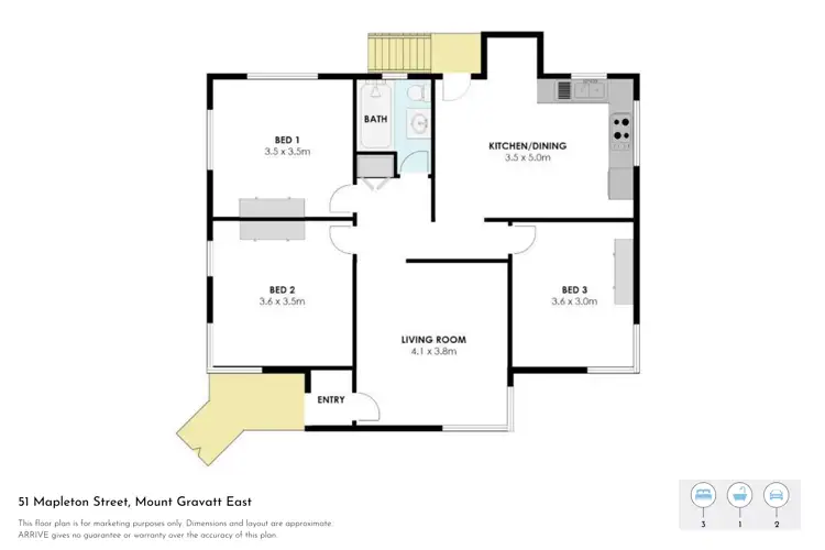 Floorplan of Homely house listing, 51 Mapleton Street, Mount Gravatt East QLD 4122