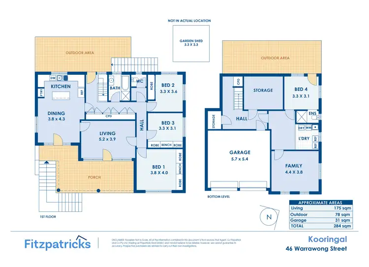Floorplan of Homely house listing, 46 Warrawong Street, Kooringal NSW 2650