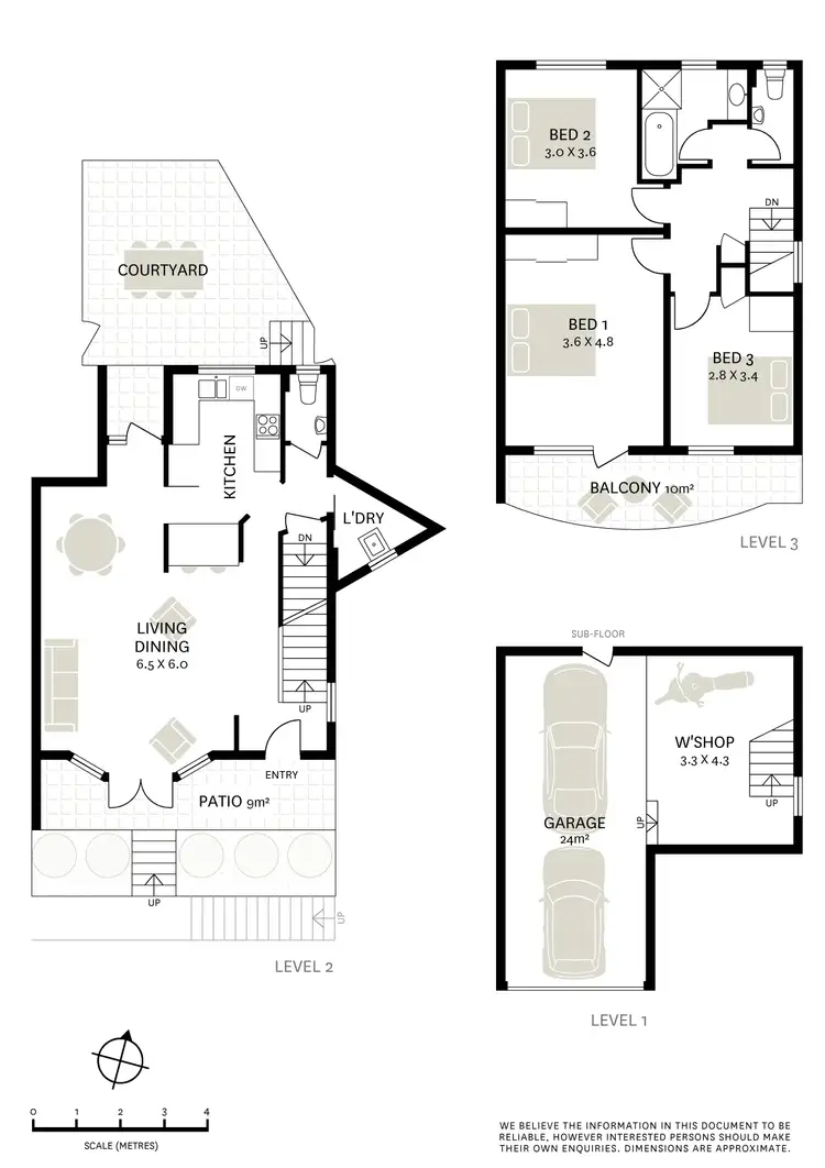 Floorplan of Homely townhouse listing, 26 Belmont Avenue, Wollstonecraft NSW 2065