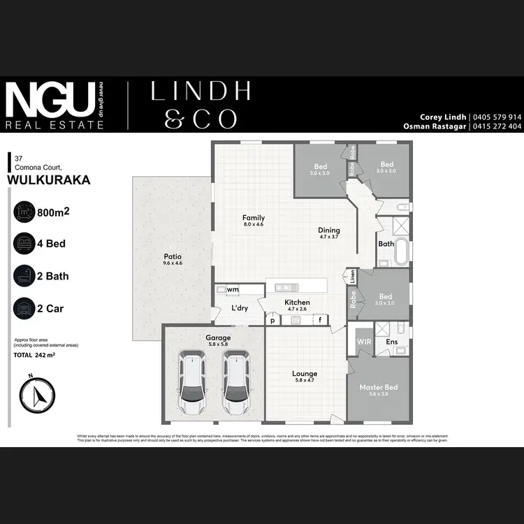 Floorplan of Homely house listing, 37 Comona Court, Wulkuraka QLD 4305