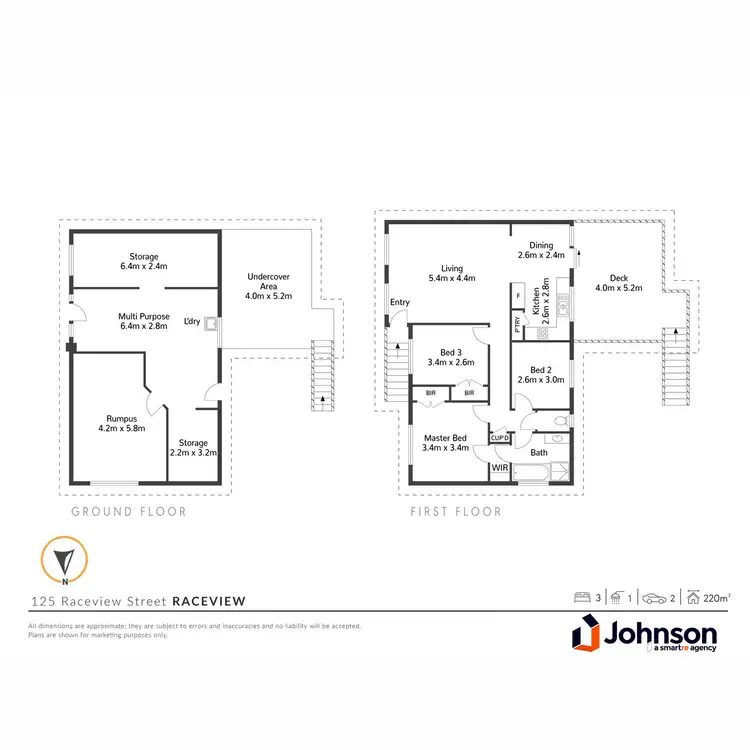 Floorplan of Homely house listing, 125 Raceview Street, Raceview QLD 4305