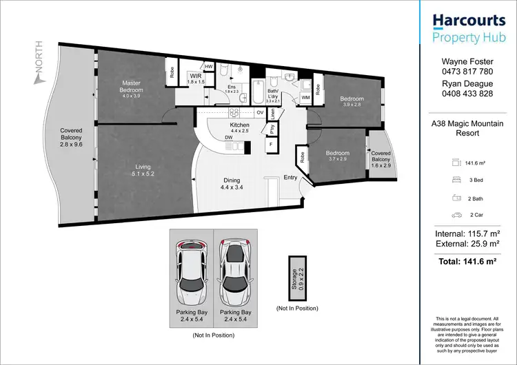 Floorplan of Homely unit listing, A38/1 Great Hall Drive, Miami QLD 4220