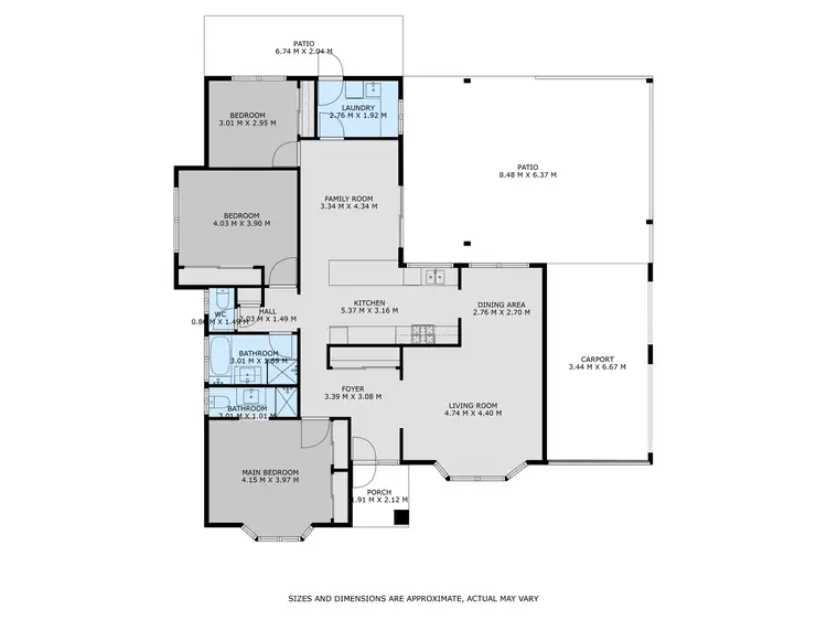 Floorplan of Homely house listing, 19 Chifley Street, Wodonga VIC 3690