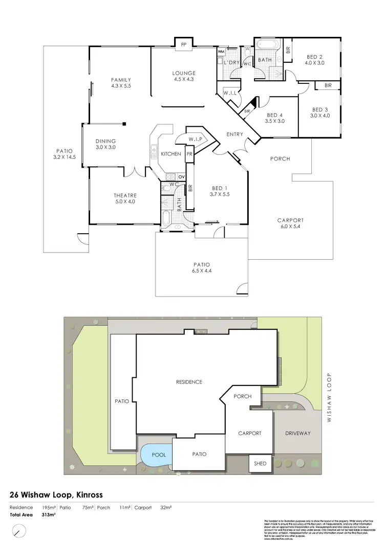 Floorplan of Homely house listing, 26 Wishaw Loop, Kinross WA 6028