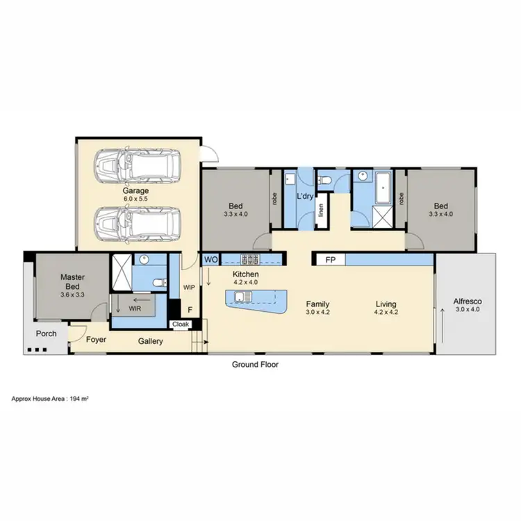 Floorplan of Homely townhouse listing, 6/14-16 Morris Road, Mccrae VIC 3938