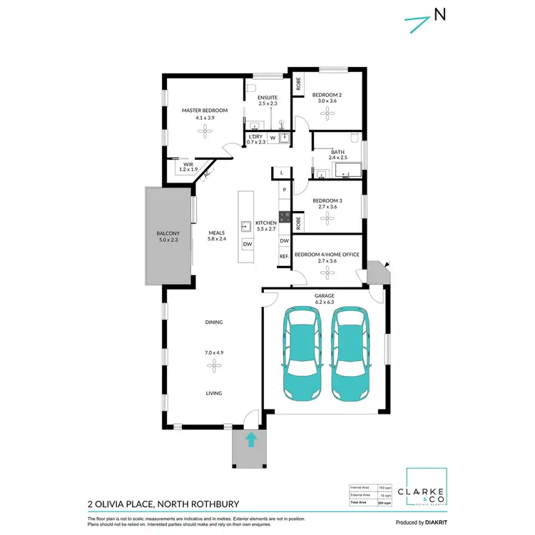 Floorplan of Homely house listing, 2 Olivia Place, North Rothbury NSW 2335