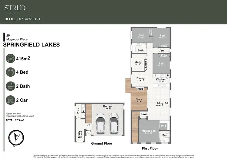 Floorplan of Homely house listing, 29 Mcgregor Place, Springfield Lakes QLD 4300