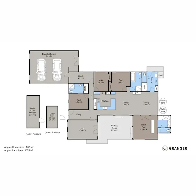 Floorplan of Homely house listing, 128 Flinders Street, Mccrae VIC 3938