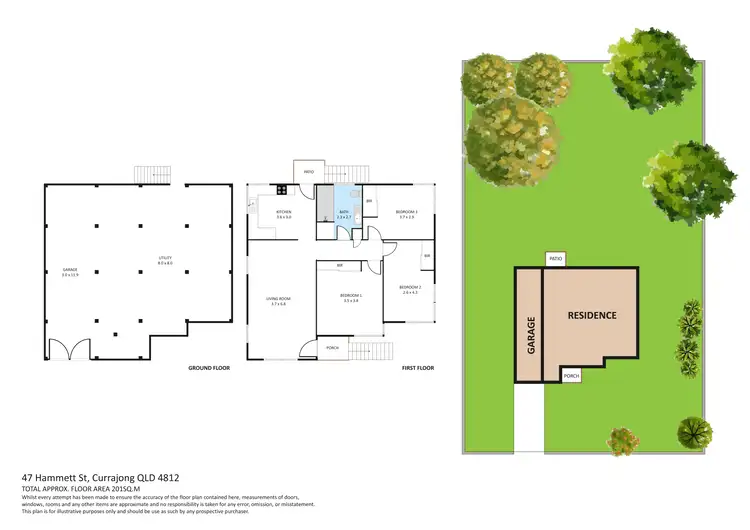 Floorplan of Homely house listing, 47 Hammett Street, Currajong QLD 4812